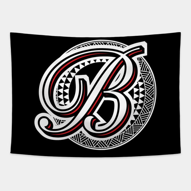 Letter B Tapestry by EndStrong