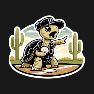 Desert baseball Tortoise T-Shirt