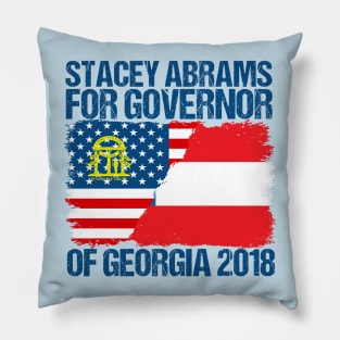 Stacey Abrams 2018 Georgia Governor Election Pillow