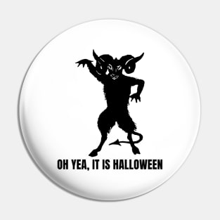 Halloween Capricorn Pin
