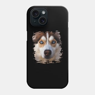 Siberian Husky Face Husky Dog Lover Phone Case