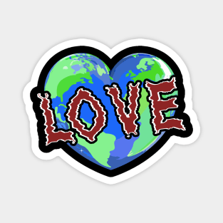 Love earth day Magnet