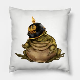 Pickelhaube Frog Pillow