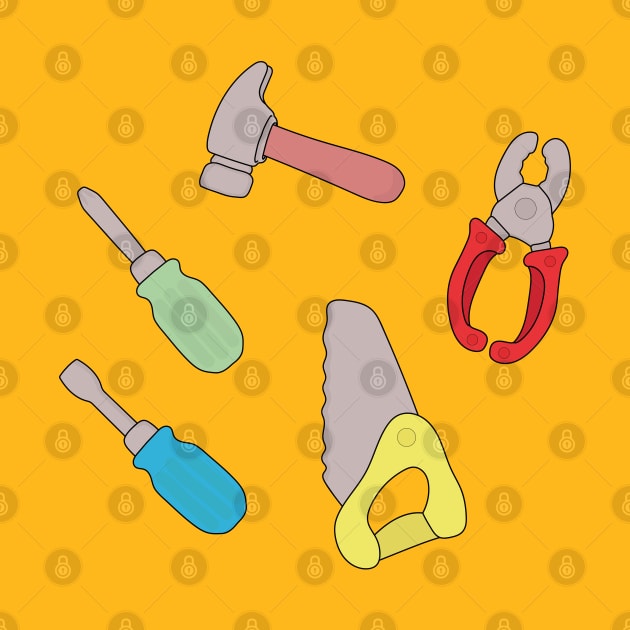 Cute Handyman Tools by DiegoCarvalho