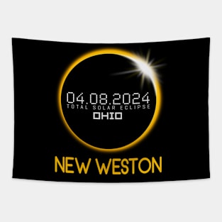 NEW WESTON Ohio Total Solar Eclipse April 8 2024 Ohio Tapestry