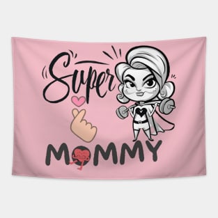 Super Mommy Mother's day cute design Tapestry