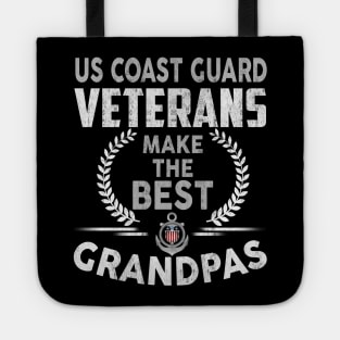 US Coast Guard Veterans Make the Best Grandpas T-Shirt Coast Guard Veteran Tote