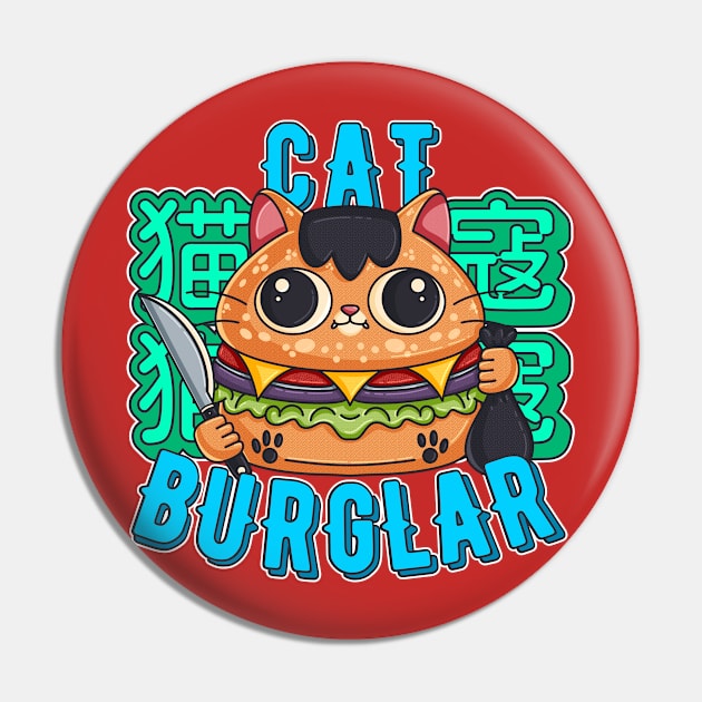 Cat Burglar Crime Spree Pin by GiveMeThatPencil