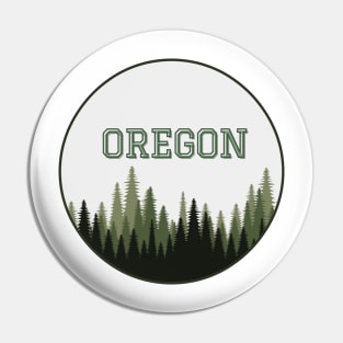 Oregon Trees, Green Forest Pin