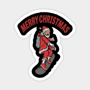 santa skate Magnet