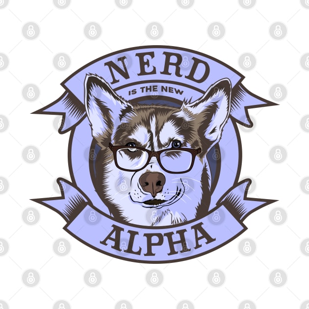 NERD WOLF by beanbeardy