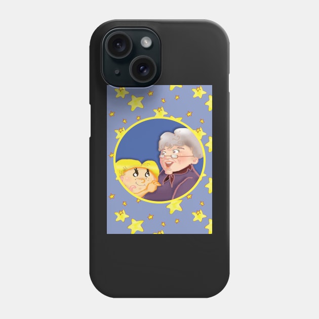 Grandma you make me smile Phone Case by markatos