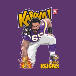 Kaboom! Roman Reigns Vikings T-Shirt