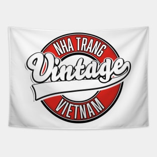 Nha Trang vietnam retro logo Tapestry