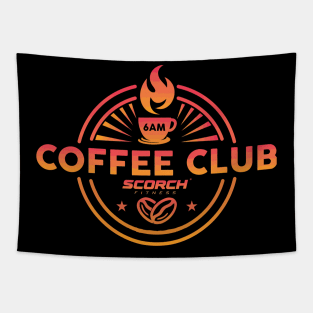 Scorch Fitness 6am Coffee Club Tapestry