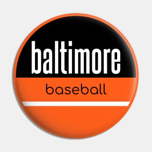 Baltimore baseball Pin