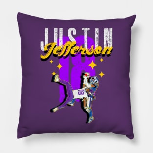 Justin Jefferson 18 - Minnesota Vikings Pillow