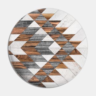 Urban Tribal Pattern No.12 - Aztec - Wood Pin