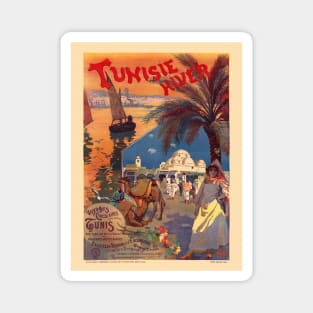 Tunisie Hiver Tunisia Vintage Poster 1899 Magnet