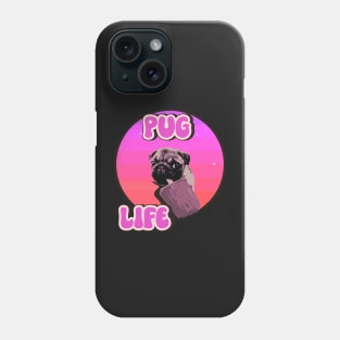 Cute puppy pug dog lover pug life Phone Case