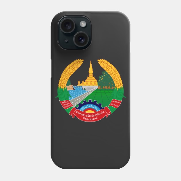 Emblem of Laos Phone Case by Flags of the World