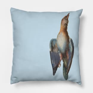 Blue Roller Pillow