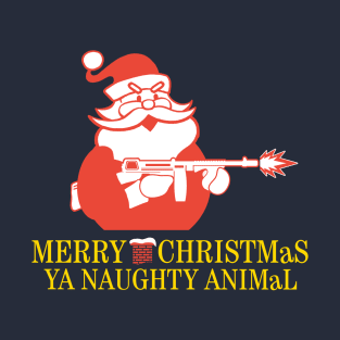 Merry Christmas, Ya Naughty Animal T-Shirt