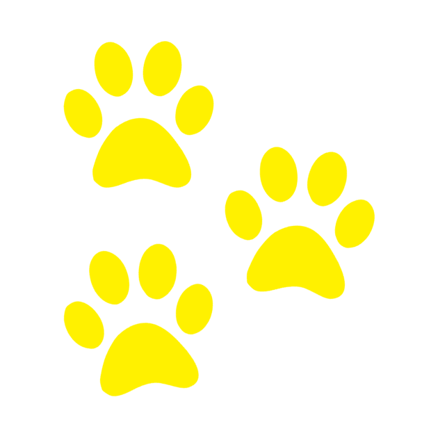 Yellow Paws by lolosenese