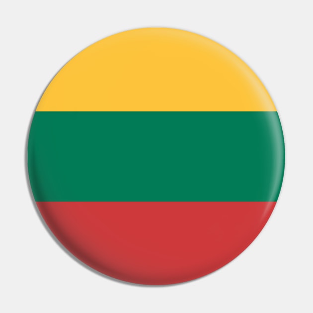 Lithuania Pin by Wickedcartoons