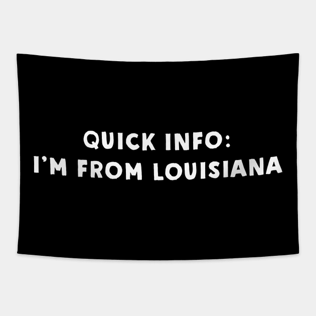 Louisiana Cool & Funny Tapestry by Novel_Designs