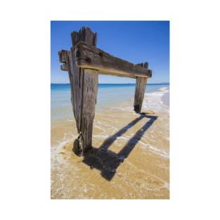 The Old Cattle Jetty, Observation Point, Point Nepean, Mornington Peninsula, Victoria, Australia. T-Shirt