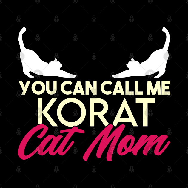 Korat cat mama breed. Perfect present for mother dad friend him or her by SerenityByAlex