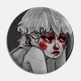 girl with red eyes Pin