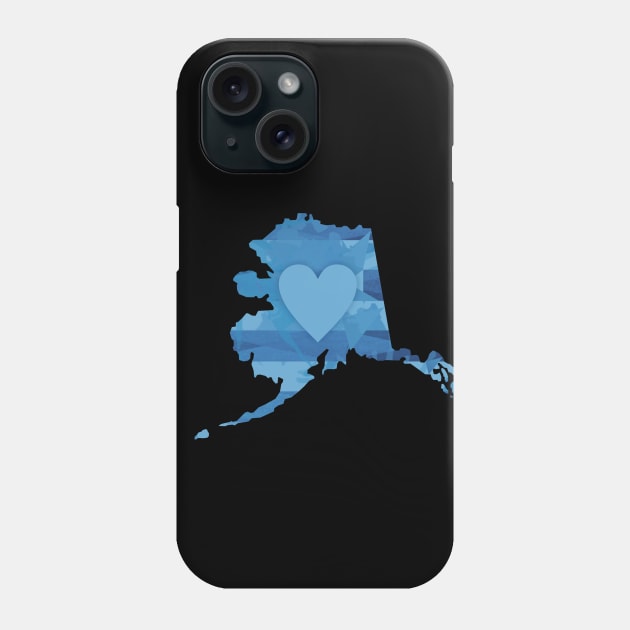 Alaska State Phone Case by Dale Preston Design