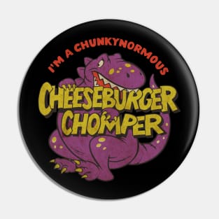 Retro Cheese Burger Chomper Pin