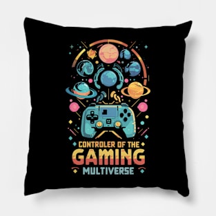 Controller of the GAMING multiverse futuristic space themed gaming #5 Pillow