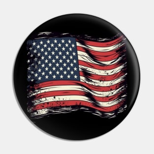 American Flag USA Pin