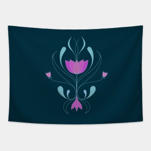 lotus symmetry Tapestry