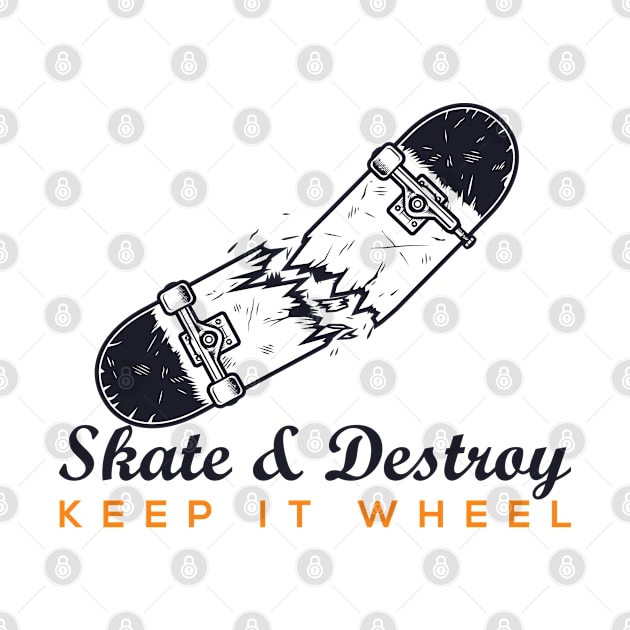 Skate Destroy  Keep it wheel by Ebazar.shop
