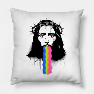 Jesus Rainbow Pillow