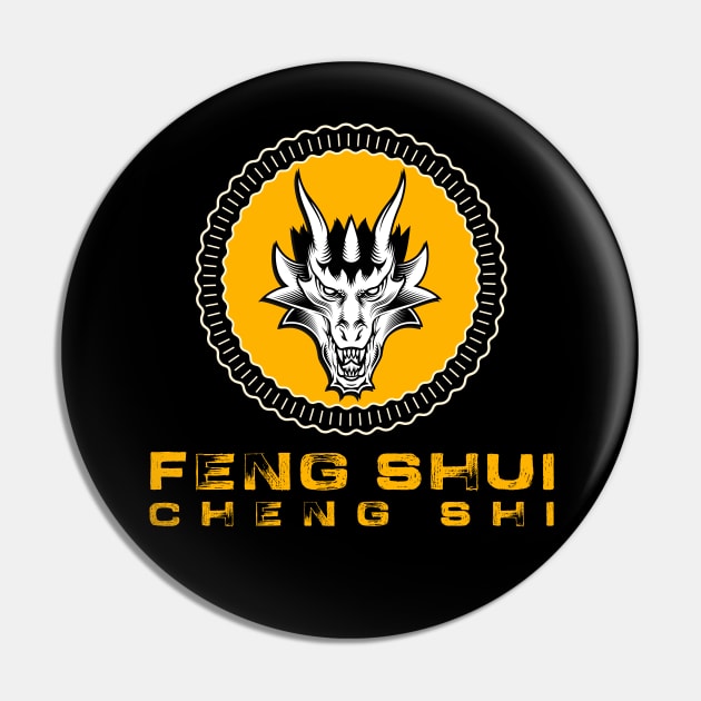 FENG SHUI Cheng Shi Dragon`s Breath Wisdom and Good Fortune Pin by Naumovski