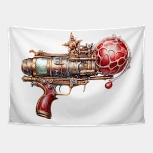 Steampunk Christmas Gun Tapestry