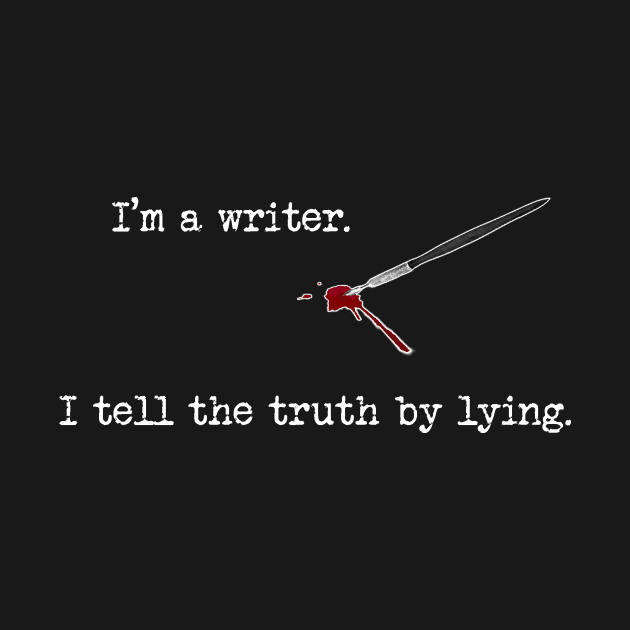 I'm a writer - White Pen by Fitzufilms