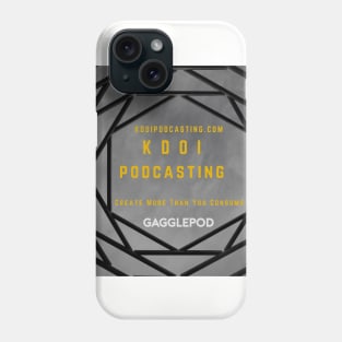 KDOI Podcasting logo 2.0.1 Phone Case