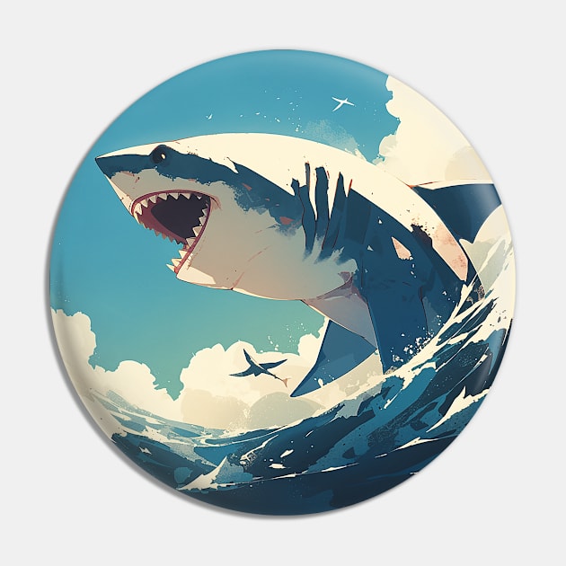 shark Pin by peterdoraki