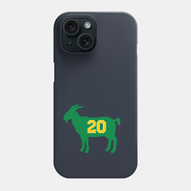 Gary Payton Seattle Goat Qiangy Phone Case by qiangdade