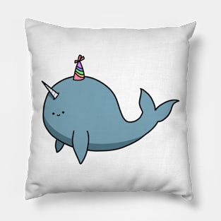 Party Narwhal Pillow