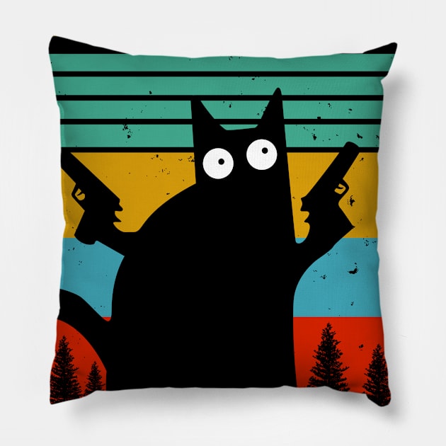 Pew Pew Madafakas Pillow by snnt