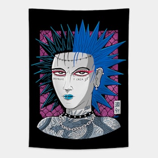 PUNK GIRL Tapestry