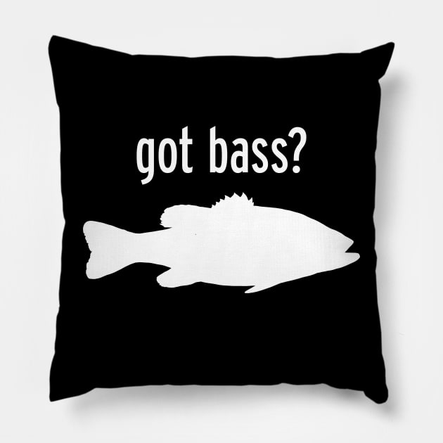 GOT BASS? SMALLMOUTH Pillow by officegeekshop